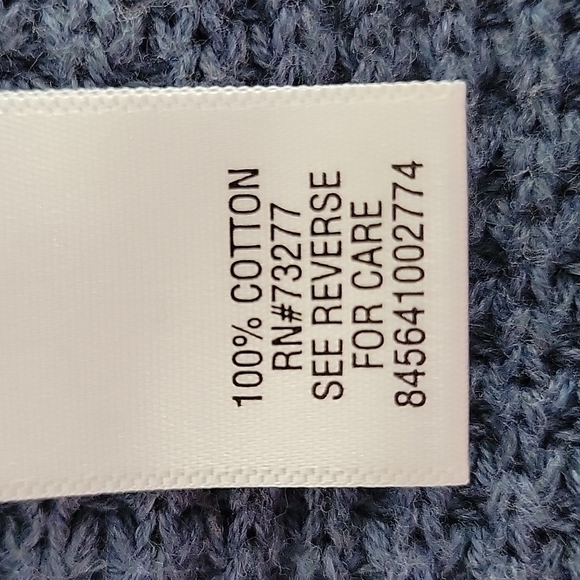 Croft & Barrow  Men's Dress/Casual Knit Crewneck Sweater Size XXL Americana Blue - Picture 9 of 10